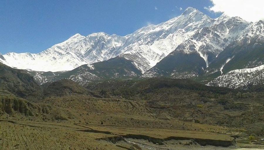 Annapurna Himal from Kali Gandaki River Valley