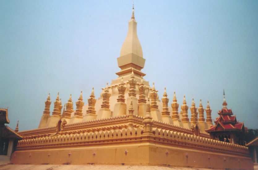 Wat That Luang in Vientiane
