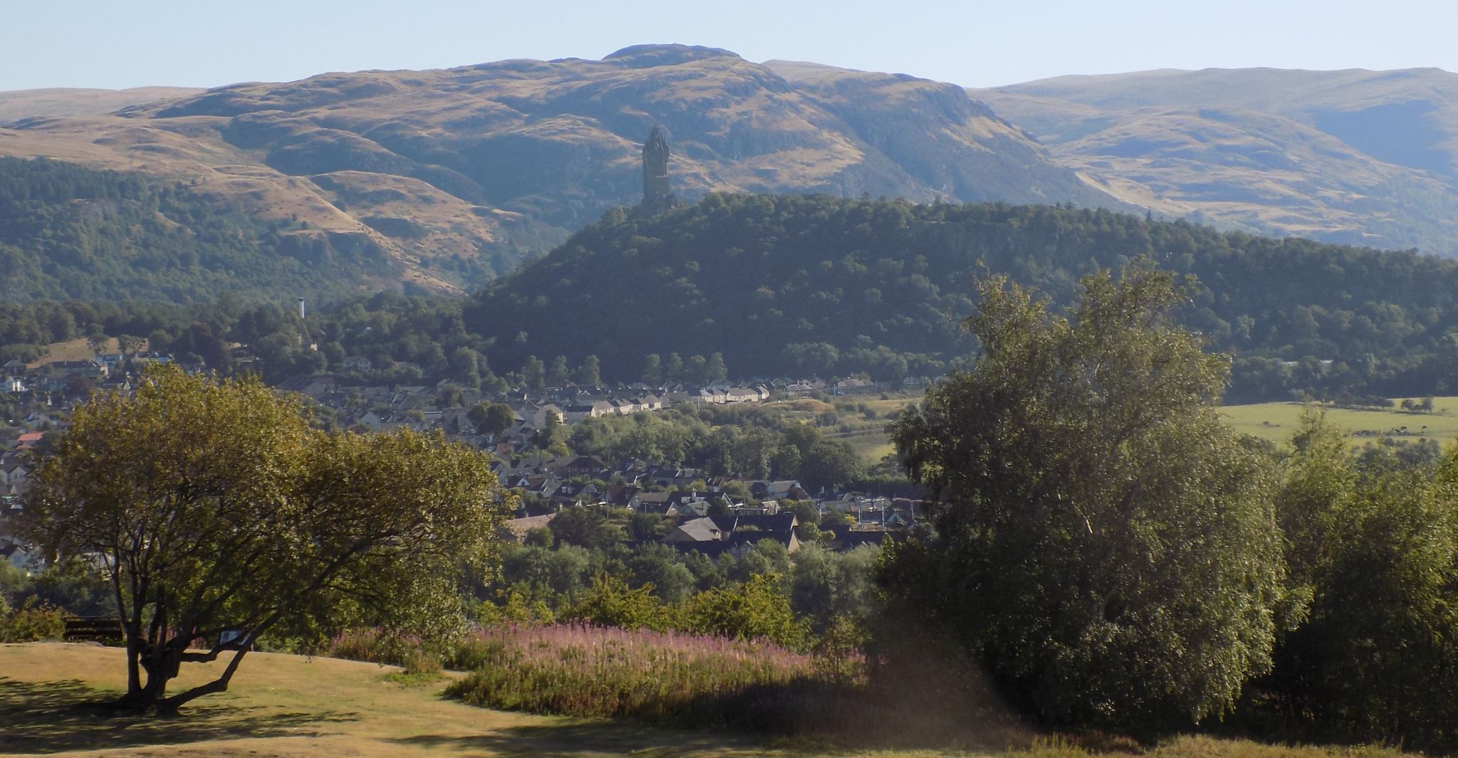 Wallace Monument and Dumyat in the Ochil Hills