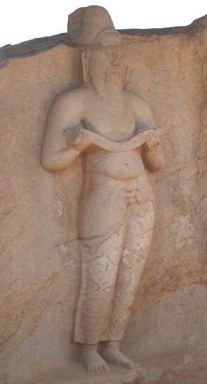 Statue of King Parakramabahu in the Southern Group in the ancient city of Polonnaruwa